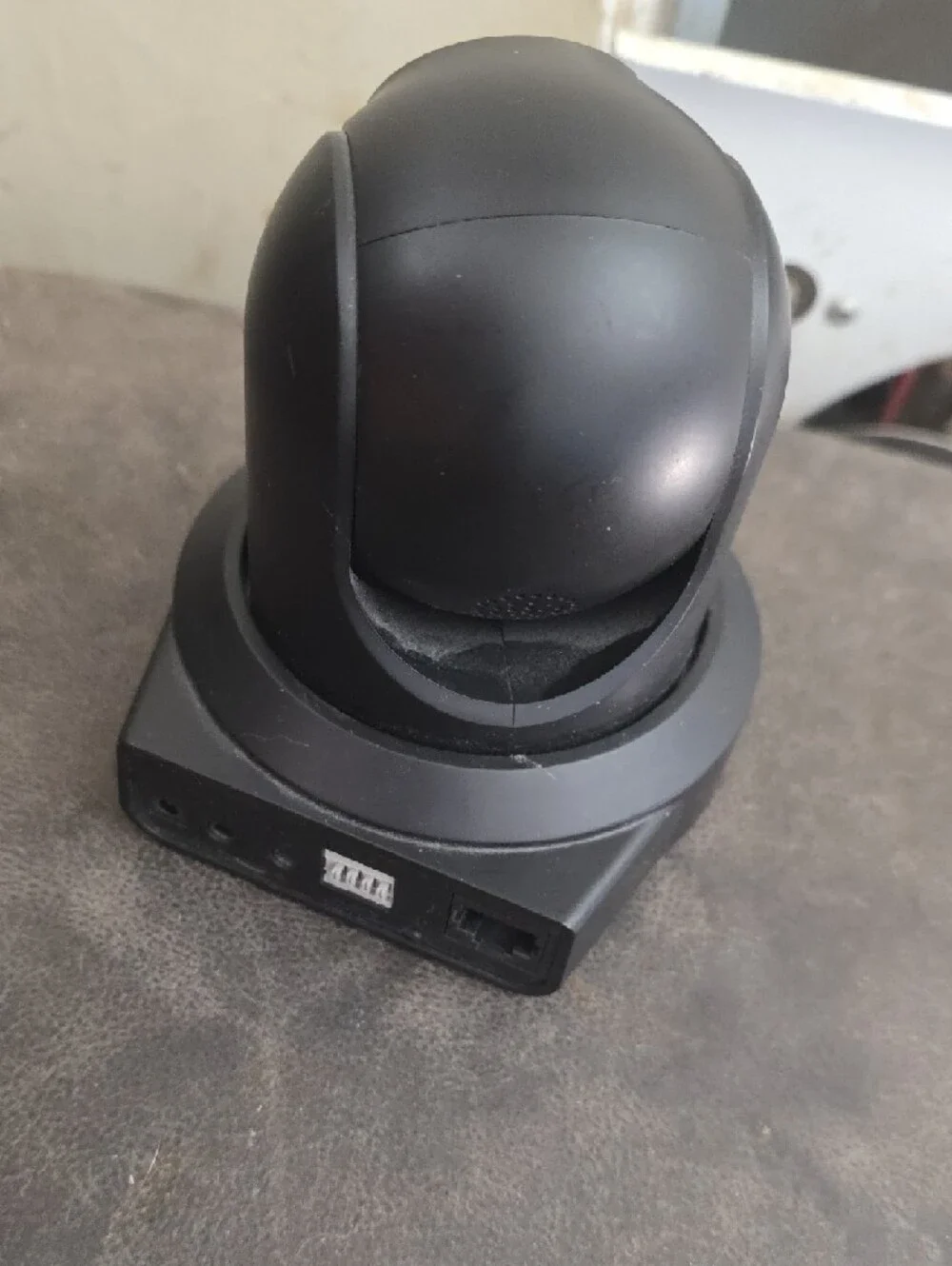 Crest Black PTZ Indoor Dome Webcam with Rotating Lens